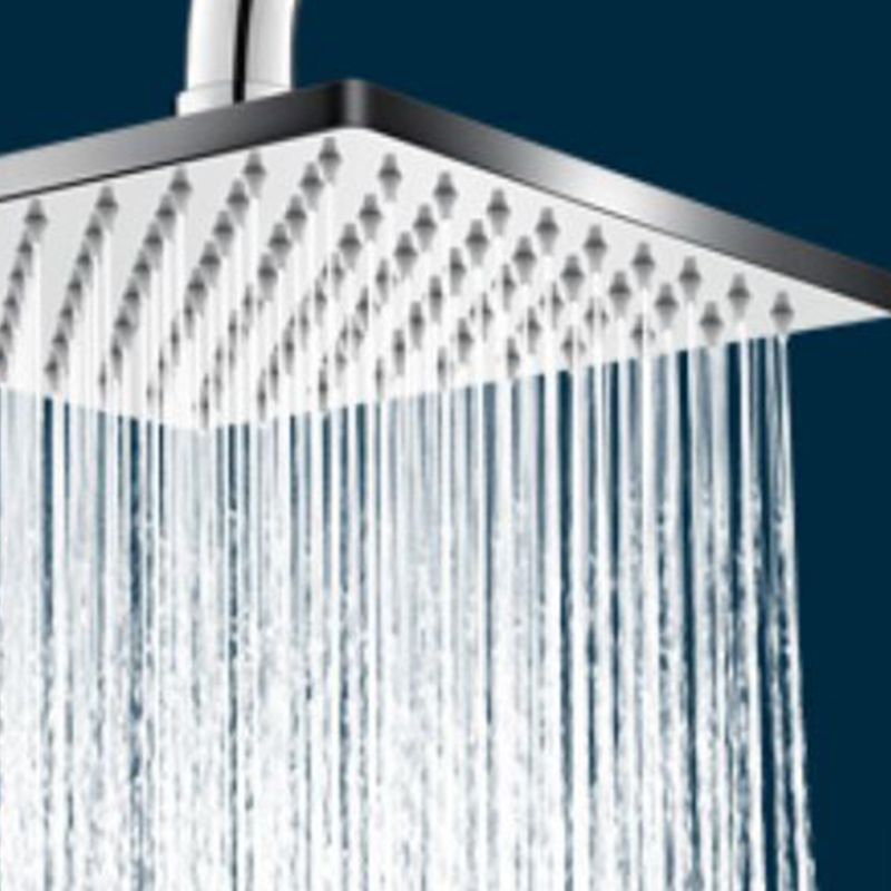 Contemporary Square Shower Head Combo with Handheld Shower Head