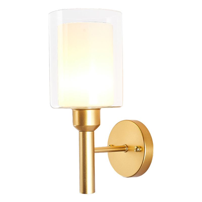 Modern Simple Iron Vanity Light Cylinder Shape Vanity Lamp for Shower Room