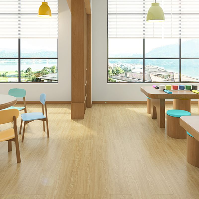 Peel and Stick PVC Flooring Low Gloss Wood Look Smooth Vinyl Flooring