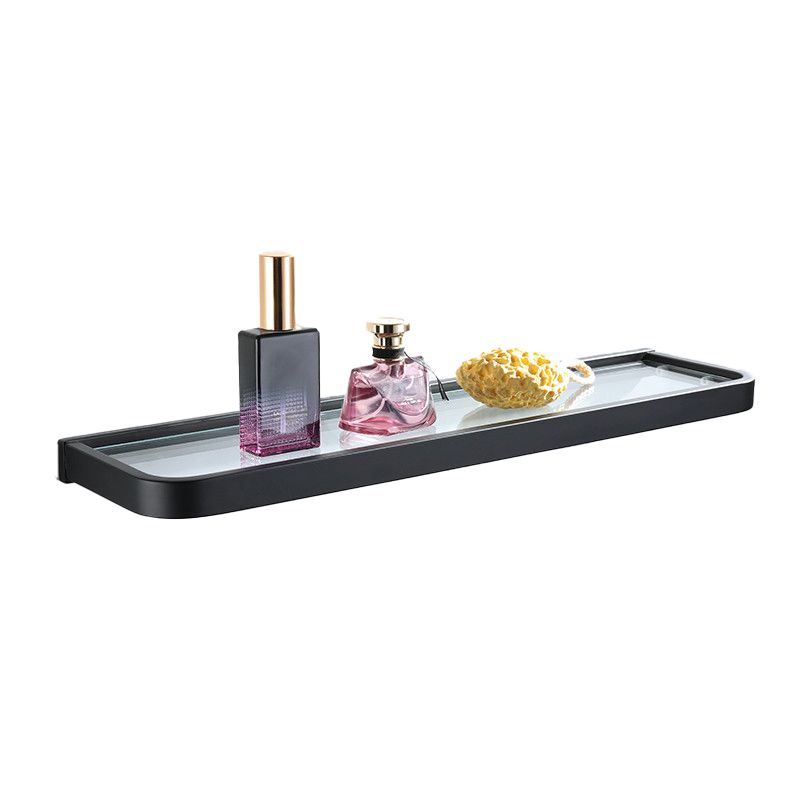 Modern Bathroom Hardware Set Bath Shelf Towel Bar Black Bath Hardware Set