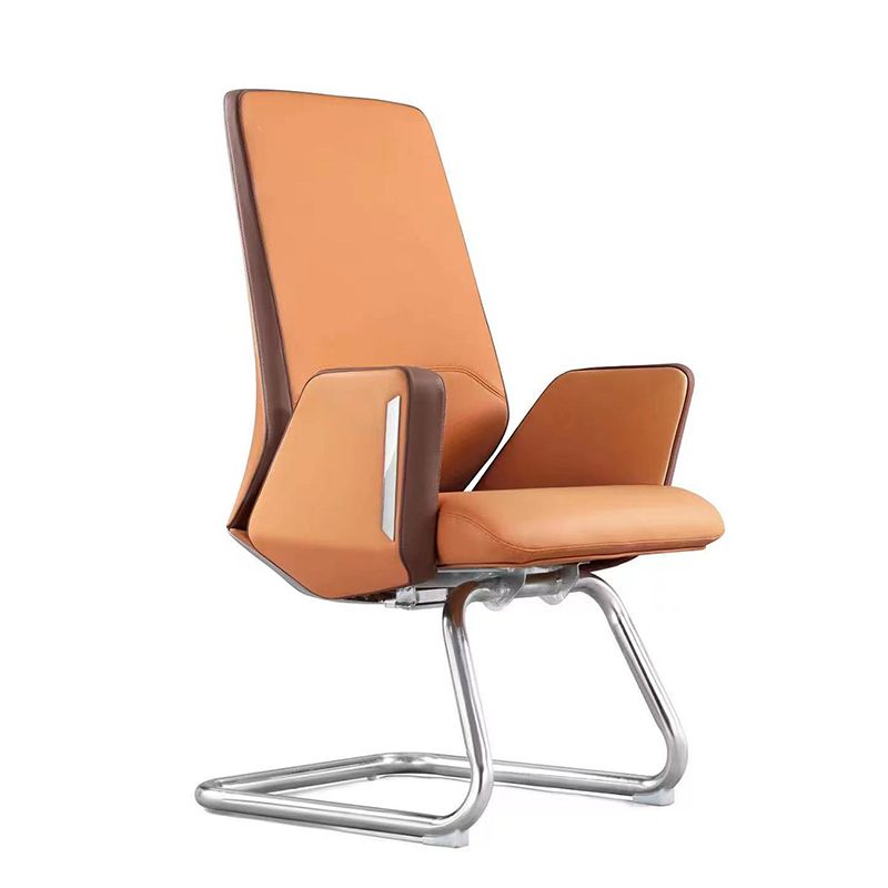 Modern Leather Executive Chair No Arm Managers Chair for Office