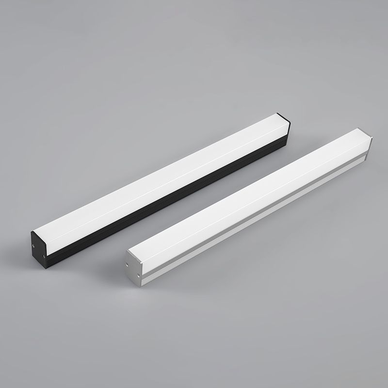 Modern Minimalist Style Linear Wall Mounted Vanity Lights Plastic Vanity Sconce for Bathroom