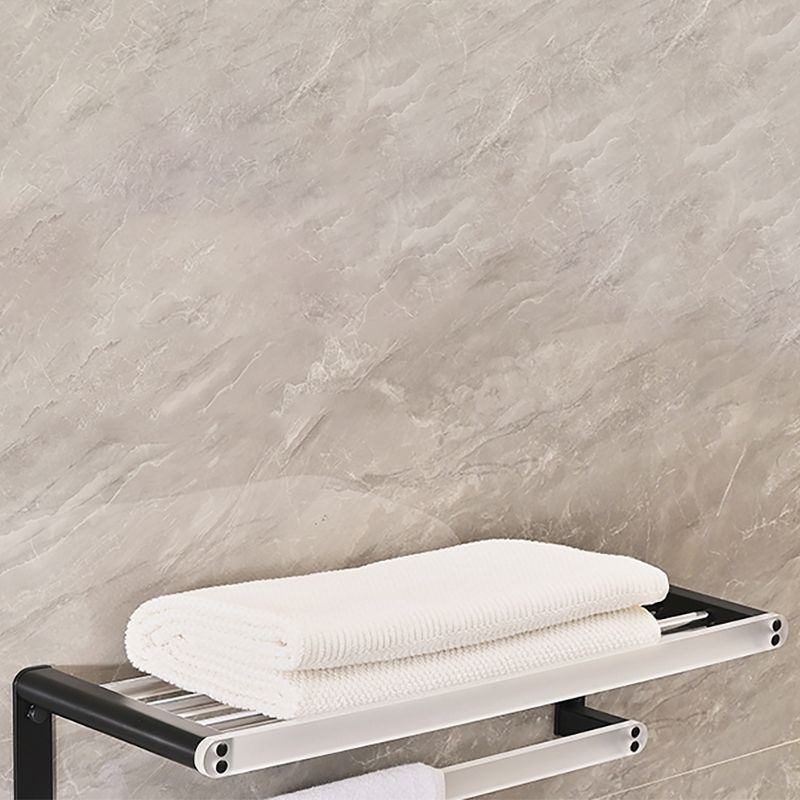 Metal and Acrylic Bathroom Accessory as Individual or as a Set in Black