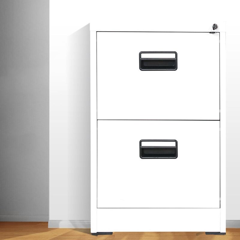 Traditional Metal Cabinet with Drawers Fire-Resistant Vertical File Cabinet