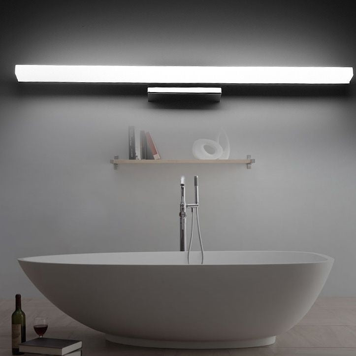 Rectángulo LED Baño Baño Mural Splique Simple Tocador de tocador impermeable para tocador para tocador