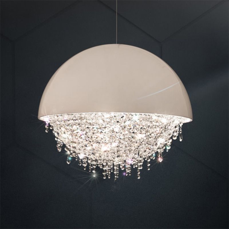 Nordic Style Globe Pendant Lighting Crystal Dining Room Ceiling Chandelier