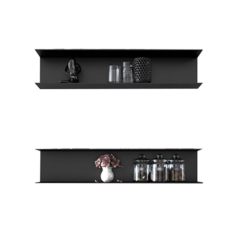 Wall Mounted Industrial Bookshelf Iron Frame and Shelf for Living Room