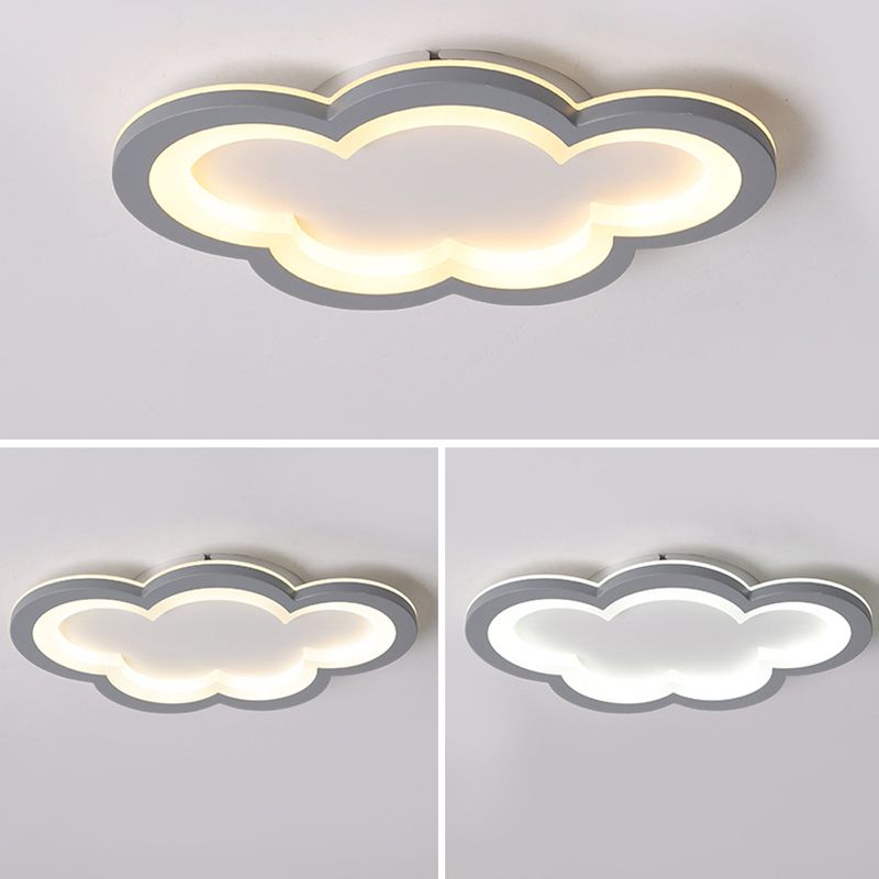 Lovely Cloud Pattern Ceiling Mount Light LED Overhead Light for Child Room