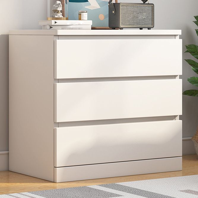 Modern Style White Storage Chest Vertical Wooden Chest with 3 / 4 / 5 / 6 Drawers