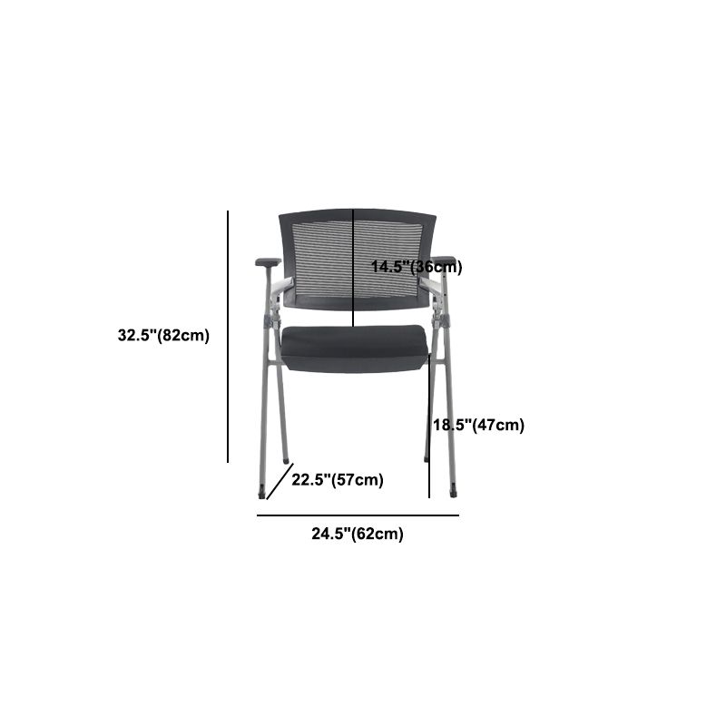 Mid-Back Conference Chair Contemporary Adjustable Back Height Guest Chair