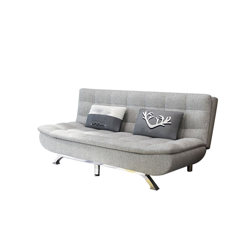 74.80" L √ó 33.46" W √ó 35.43" H Biscuit Back Couch Armless Sofa with Hair Pin Legs