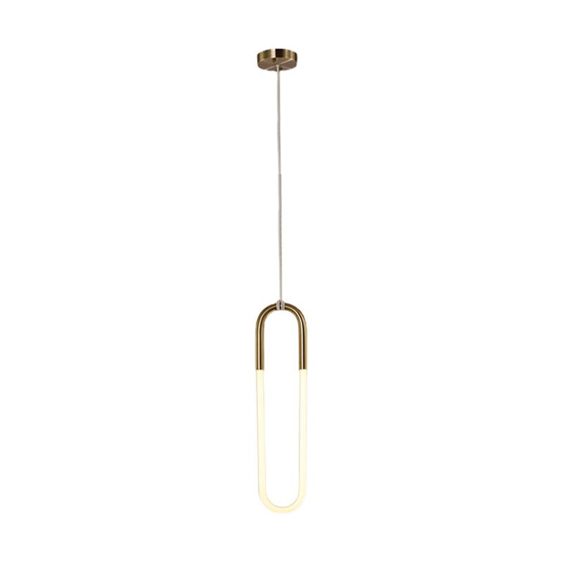 Linear Hanging Light Modern Style Pendent Lighting Fixture for Sitting Room