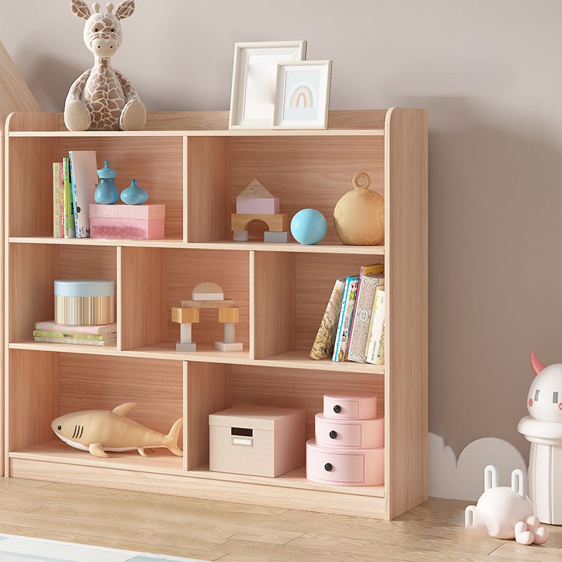 Nordic Home Kids Storage Cubby Solid Wood Cubby Storage Bookcase