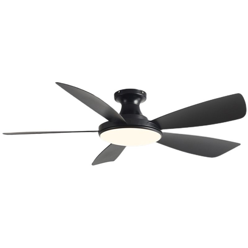 Modern LED Ceiling Fan 5 - Blades Metal and Acrylic Fan Lighting Fixture