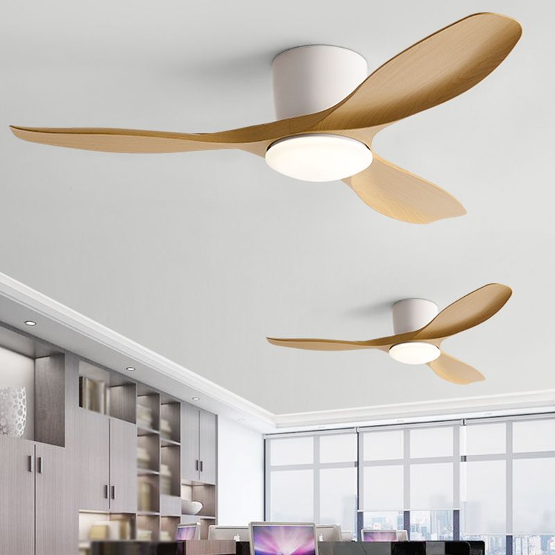 Simplicity 3-Blade Ceiling Fan Lighting with ABS for Dining Room