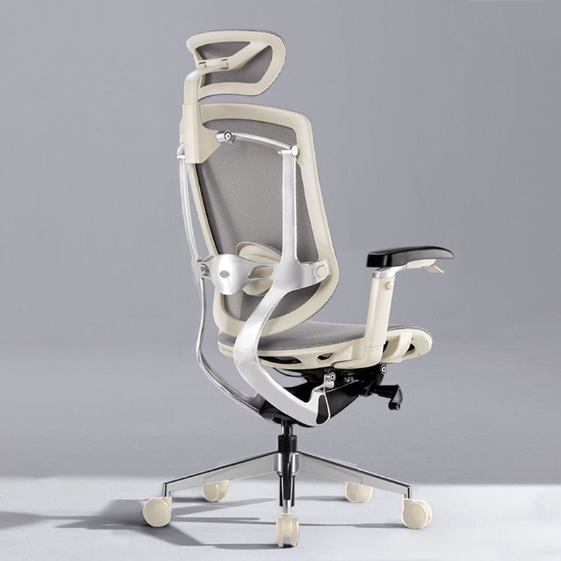 Modern Office Chair Adjustable Seat Height Removable Arms Chair with Wheels