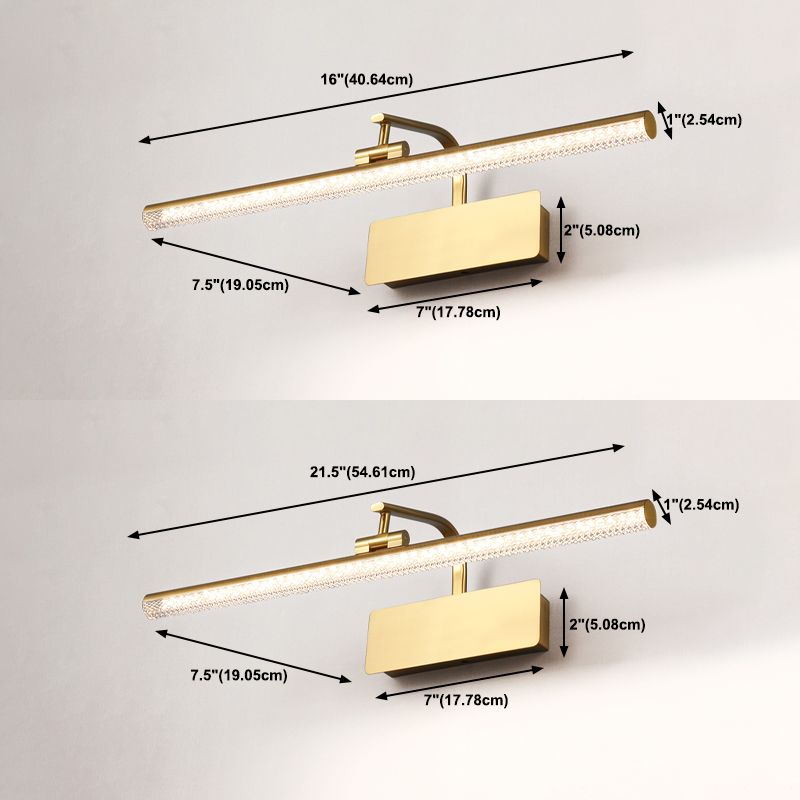 Led ijdelheid verlichtingsarmaturen Modernistische stijl Mirror Voorverlichting met acrylschaduw