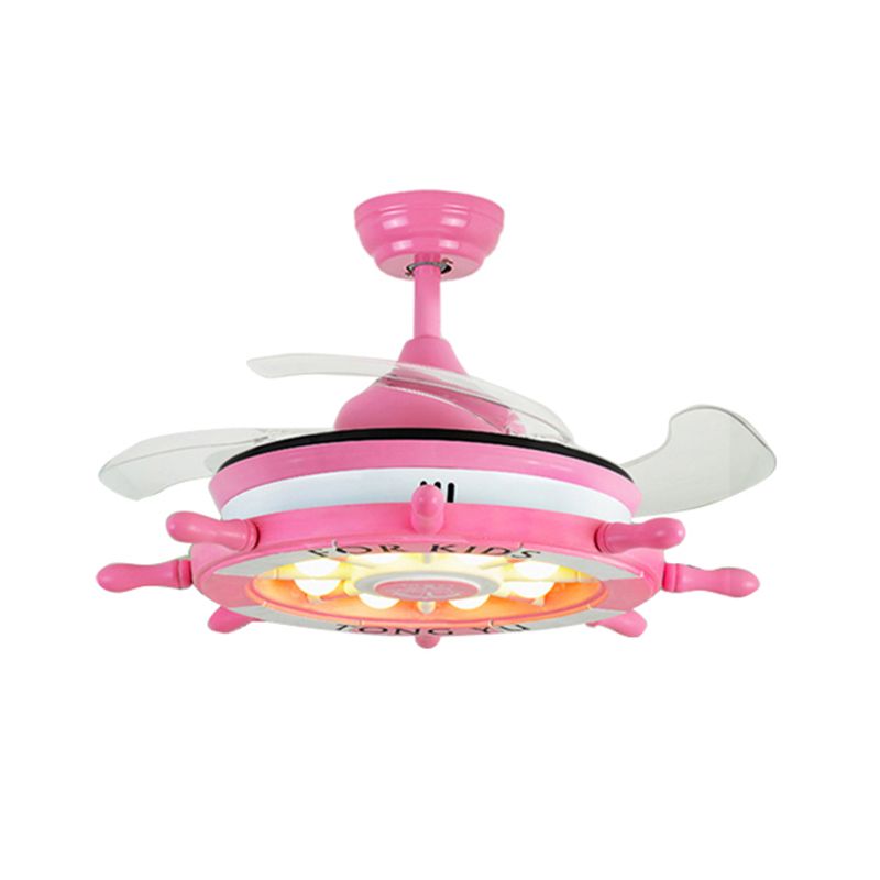 Ventilateur de plafond à LED 35,5 "W 4 LAME LEUL