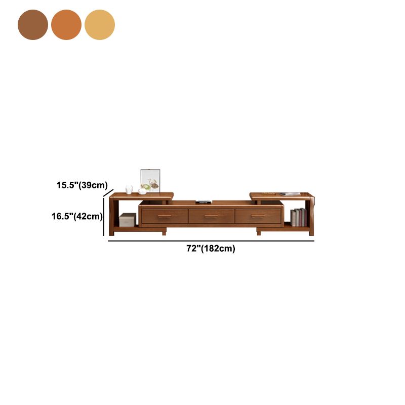 Engineered Wood TV Media Console Traditional TV Media Stand with Drawers