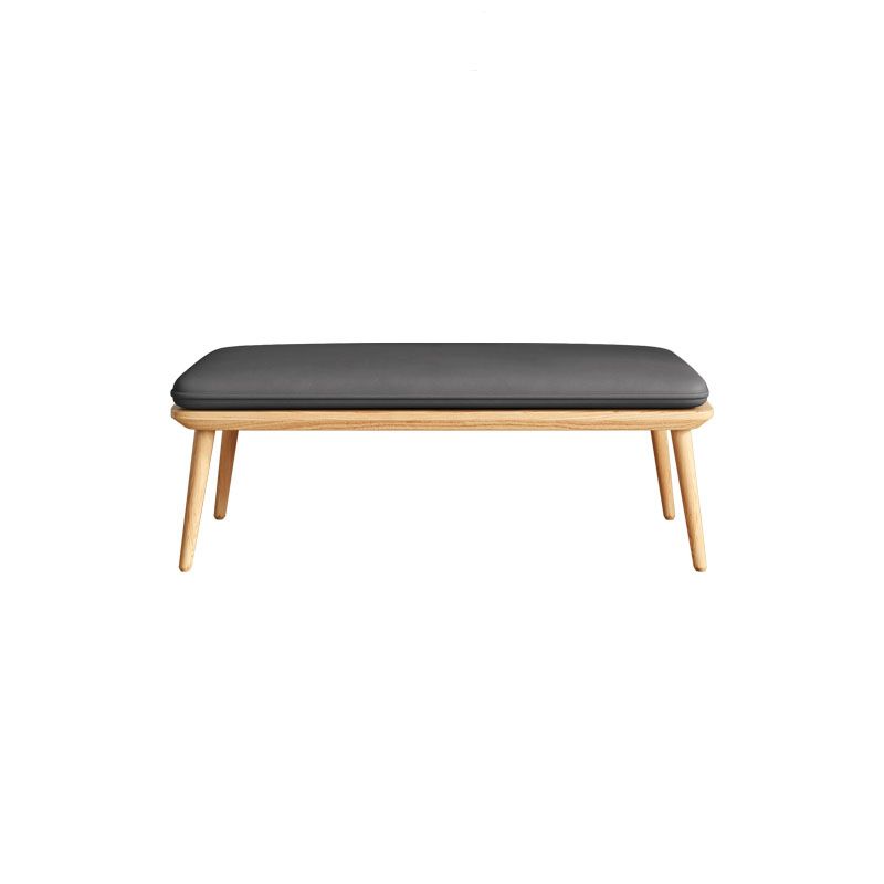 Modern Bench, Upholstery Included Dining Bench with Woog Legs