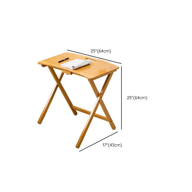 Foldable Kids Desks and Chair Set Bamboo Kids Desks Writing Desk