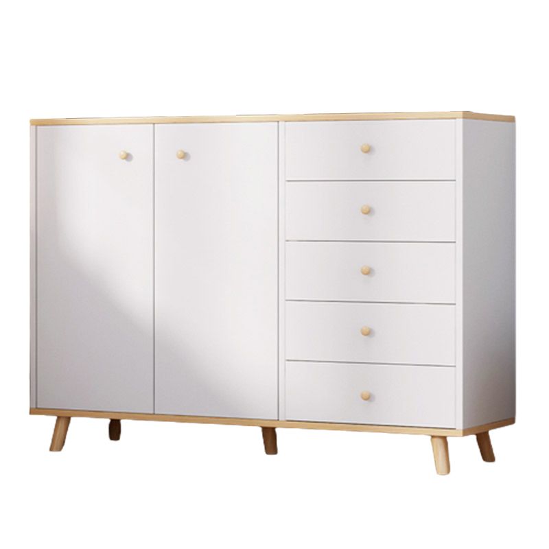 Contemporary Accent Chest 13.38" Wide Wood Rectangle Chest with Drawers