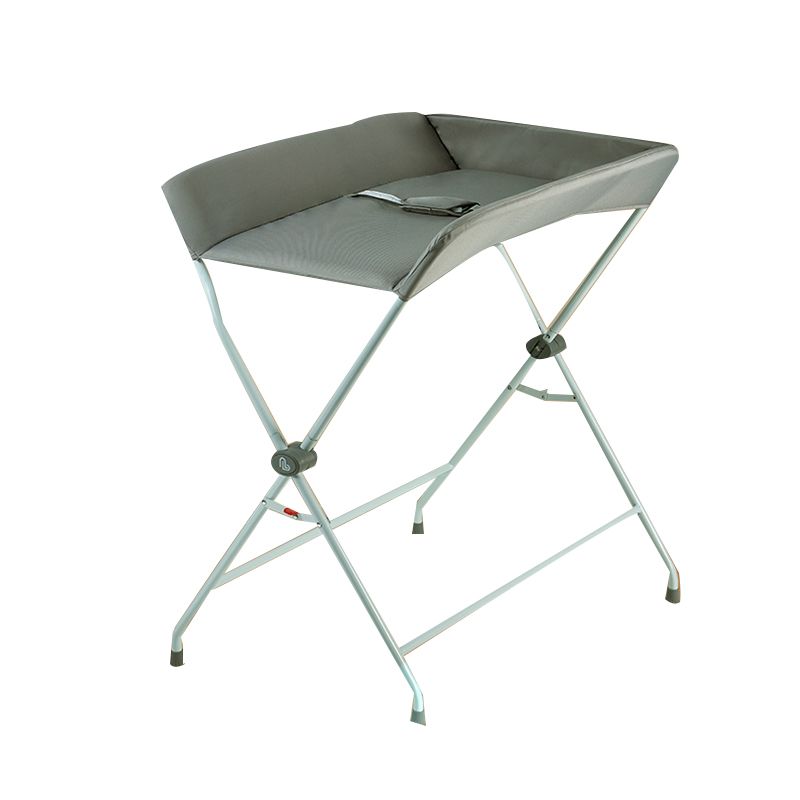 Modern Metal Changing Table with Pad Safety Rails Baby Changing Table
