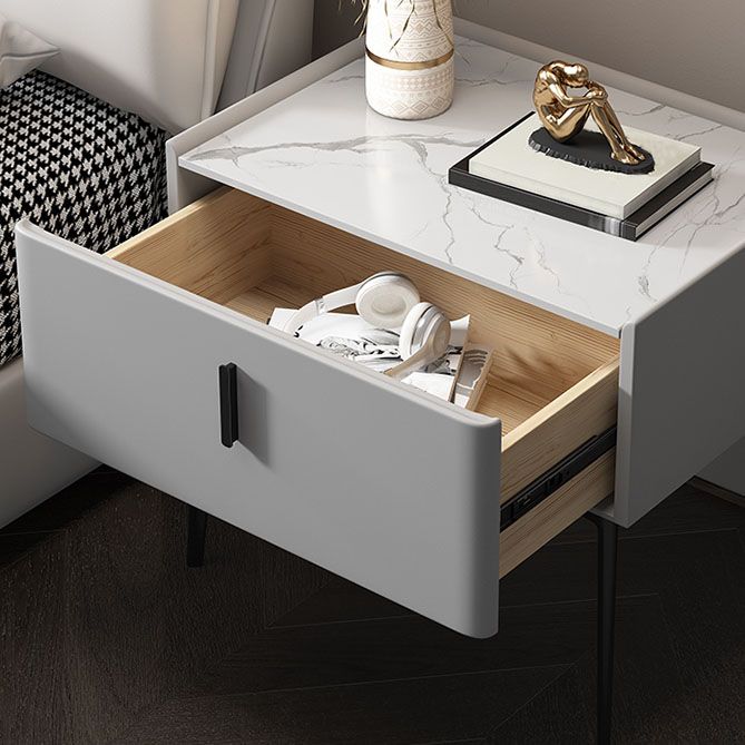 Drawer Storage Nightstand Modern Bedside Cabinet for Bedroom