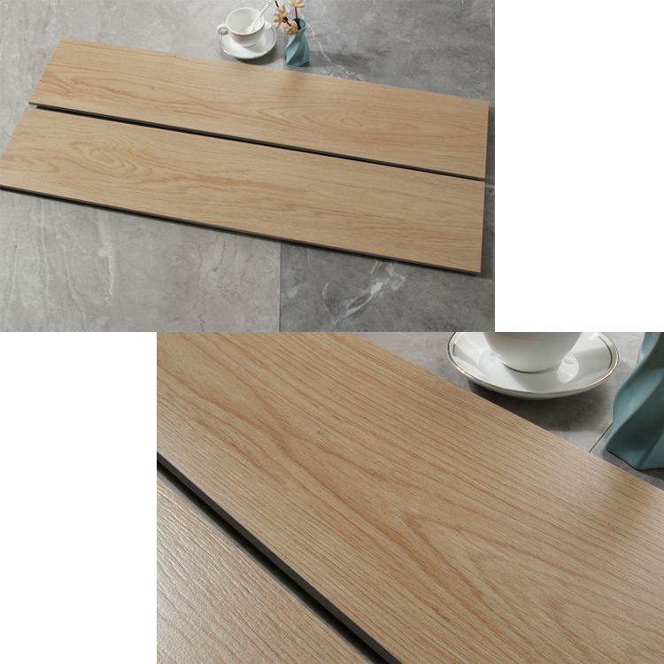 Rectangular Singular Floor Tile Porcelain Wooden Pattern Tiles