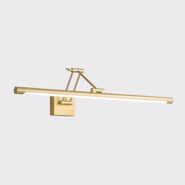 Modern Simplicity Gold Frame Lighting Fixture for Bathroom Powder Room Washroon