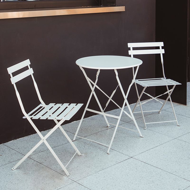 Folding Dining Side Chair No Distressing Modern Metal Side Chair