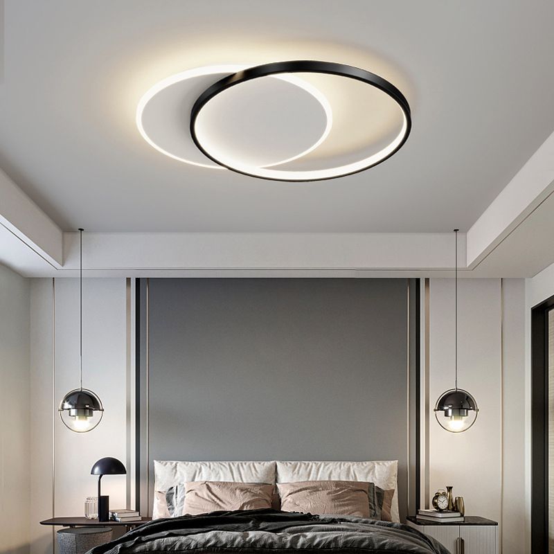 Metal Geometric Flush Ceiling Light Contemporary Flush Mount