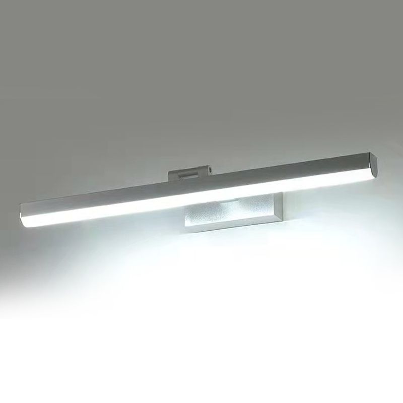 Moderne stijl strip vorm muurverlichting metaal 1 licht sconce licht voor doucheruimte