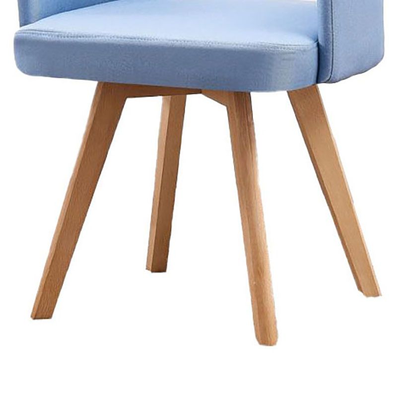 Modern Open Back Dining Side Chair Dining Fabric Side Chair for Home