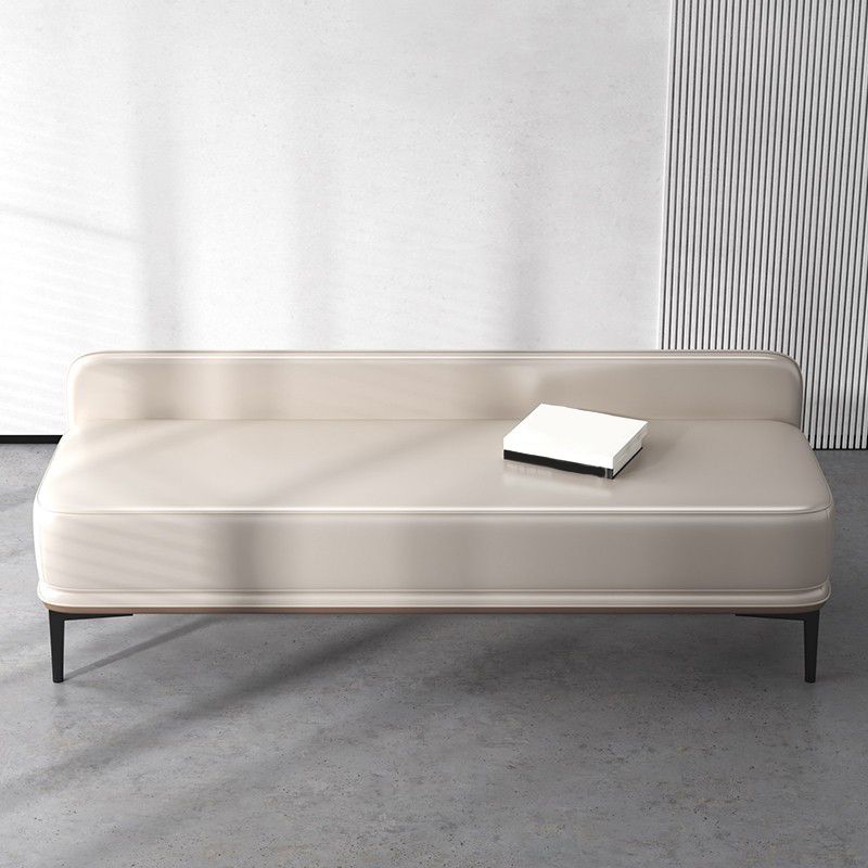 Contemporary Cushioned Seating Bench Rectangle Entryway and Bedroom Bench