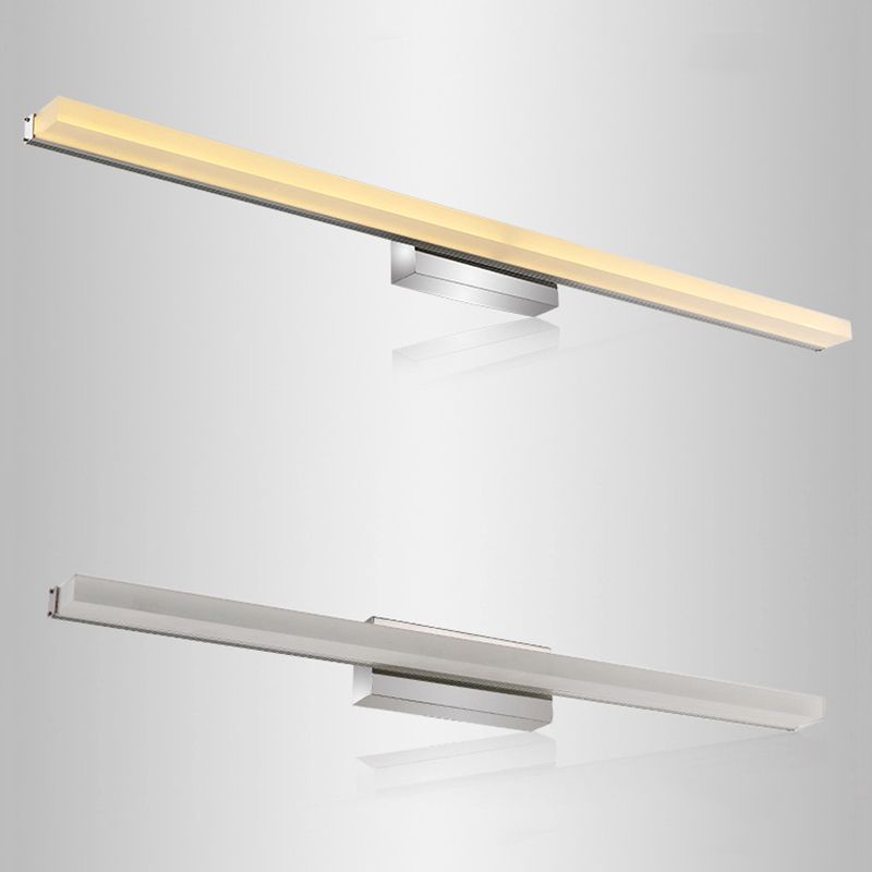 Luces de tocador de tocador montado en la pared rectangular de estilo minimalista moderno