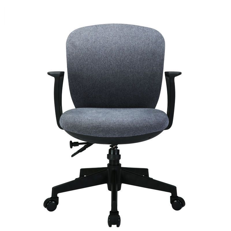 Ergonomic Mid Back Desk Chair Adjustable Swivel Office Chair with Wheels