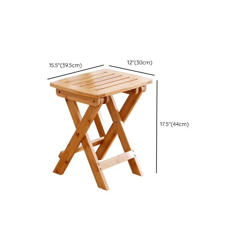 Bamboo Writing Desk and Chair Set Foldable Kids Desks in Light Wood