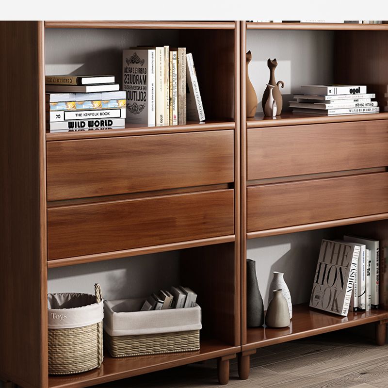 71"H Modern Style Bookcase Open Back Bookshelf for Home Office