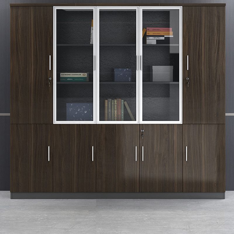 Medieval Modern File Cabinet Wooden Frame Vertical Filing Cabinet