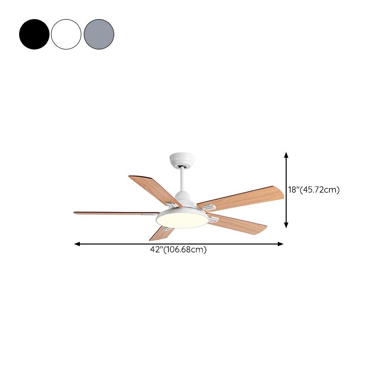 Contemporary Ceiling Fan Light Fixture Simplicity LED Ceiling Flush Mount for Bedroom