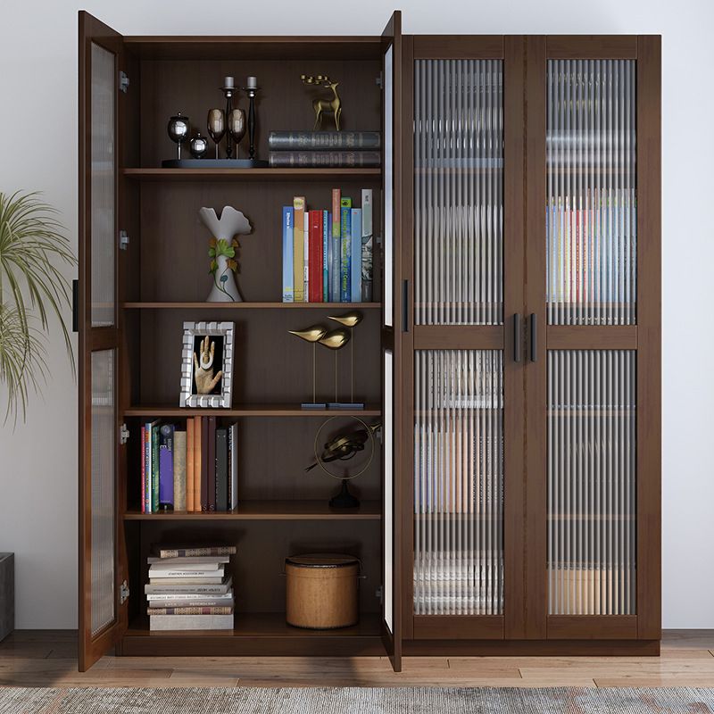 Modern File Cabinet Vertical Home or Office Wood Cabinet with Storage Shelves
