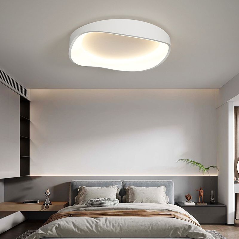 Contemporary LED Ceiling Lamp Geometrical Flush Mount Lighting for Bedroom