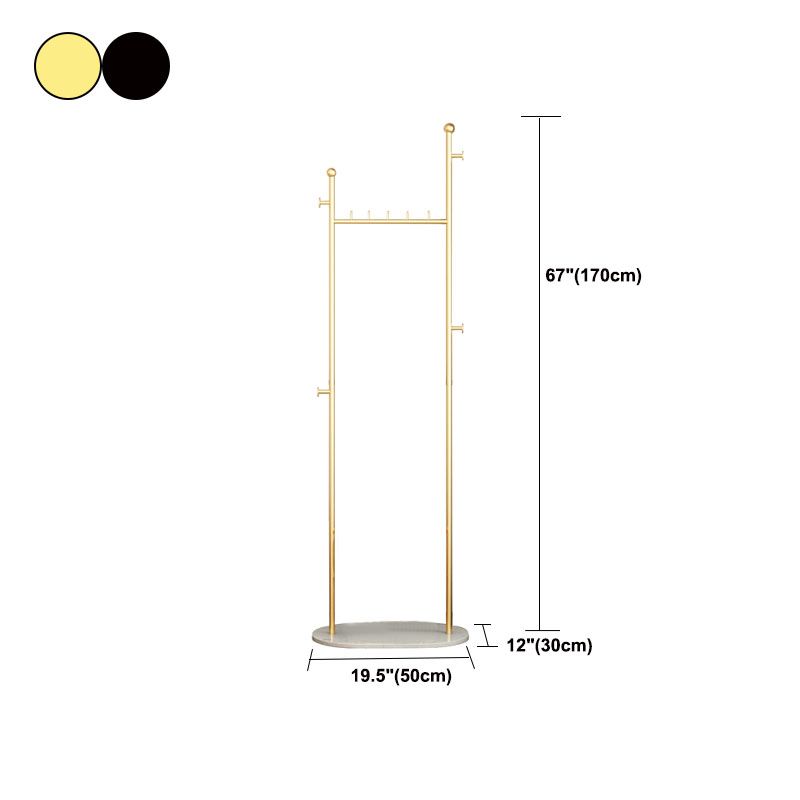 Modern Entryway Kit Metal Free Standing 5 or More Entry Hall Tree