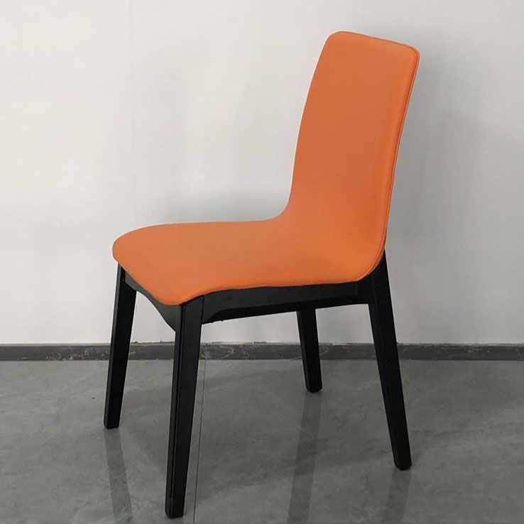 Contemporary Parsons Chair Upholstered Furniture in Matte Finish for Home