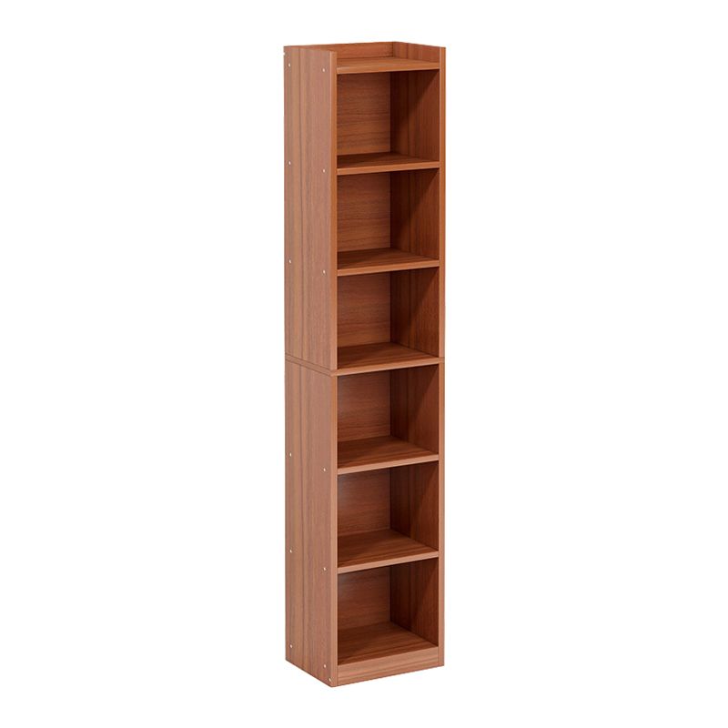 Wooden Bookcase Modern Minimalist Home Study Corner Rectangular Bookshelf