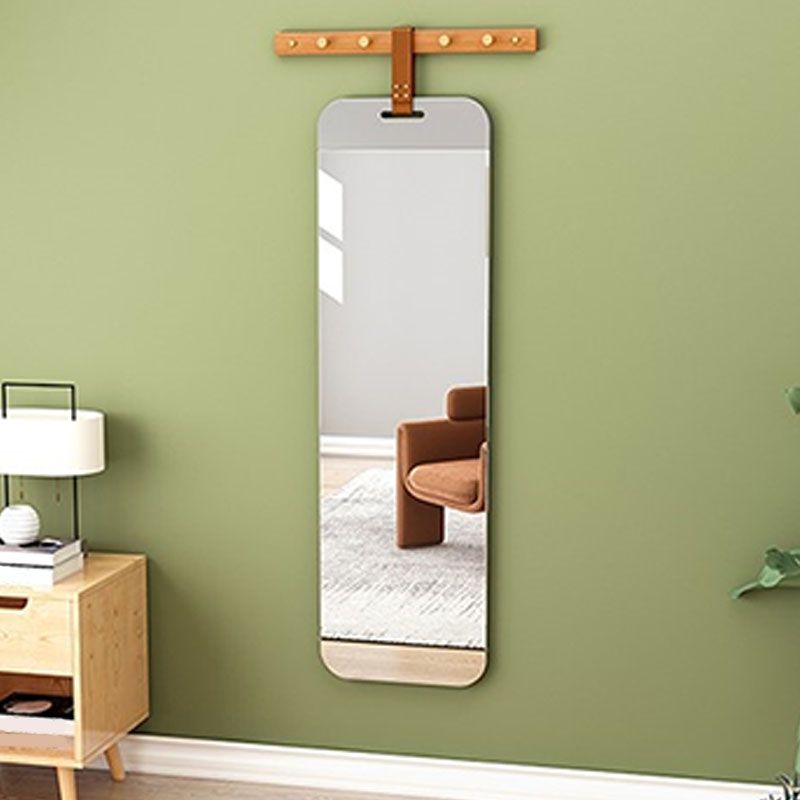 Wall-Mounted Hall Stand with Mirror Included  Hall Tree for Living Room