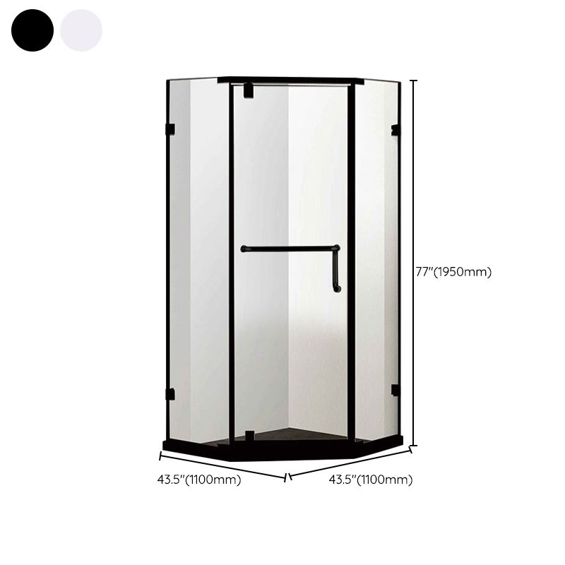 Neo-Angle Tempered Glass Shower Enclosure with Shower Door Corner Shower Enclosure