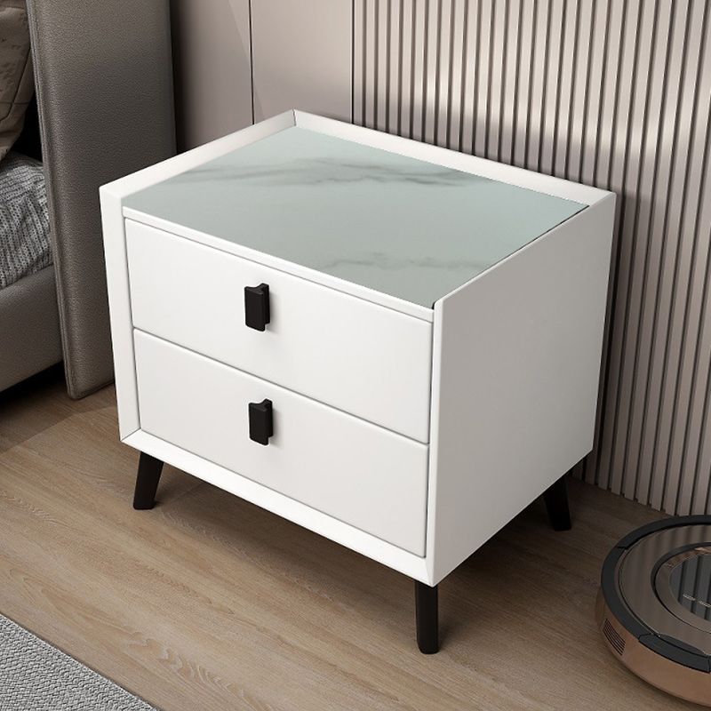 Drawer Storage Night Table Contemporary Bed Nightstand for Bedroom