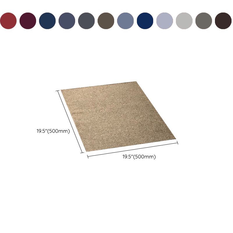 Bedroom Carpet Tiles Solid Color Lever Loop Color Block Carpet Tiles